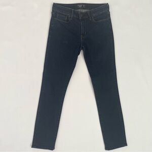A&F Harper Low Rise Ankle Skinny Jean Dark Rinse 26S